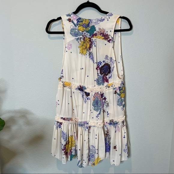 NWT Free People Purple Haze Printed Tunic XS - Picture 7 of 9